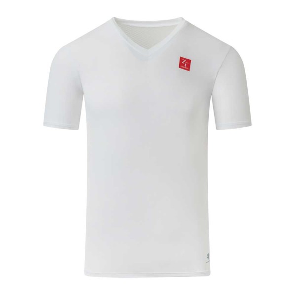 ZeroFit Zerofit iceskin baselayer v-neck ss white xs
